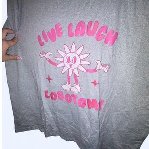 Women’s Grey Graphic Design T-Shirt Crew Neck | Size XXL | NEW, NEVER WORN